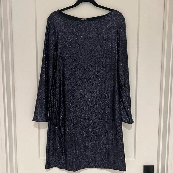 marina long sleeve sequin dress Marina Glitter Accent Sequin Lace Dress at Nordstrom Rack - Womens Cocktail Dresses